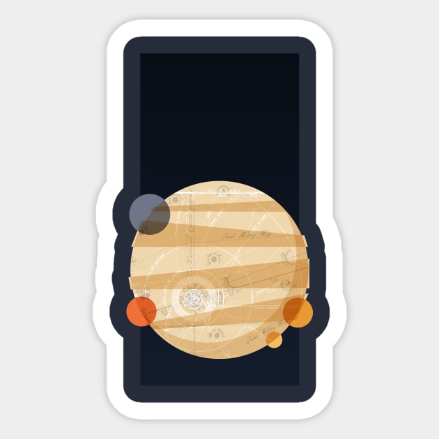 Except Europa Sticker by trevormay